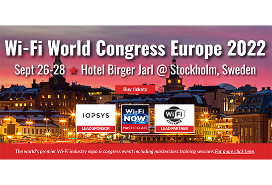 Wi-fi world congress europe 2022